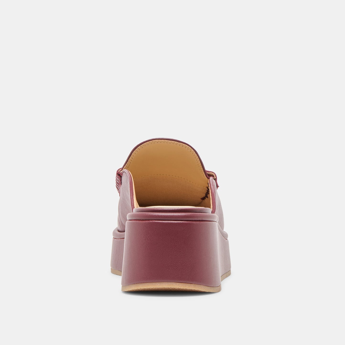 Dorrel Maroon Leather Loafers - Dolce Vita