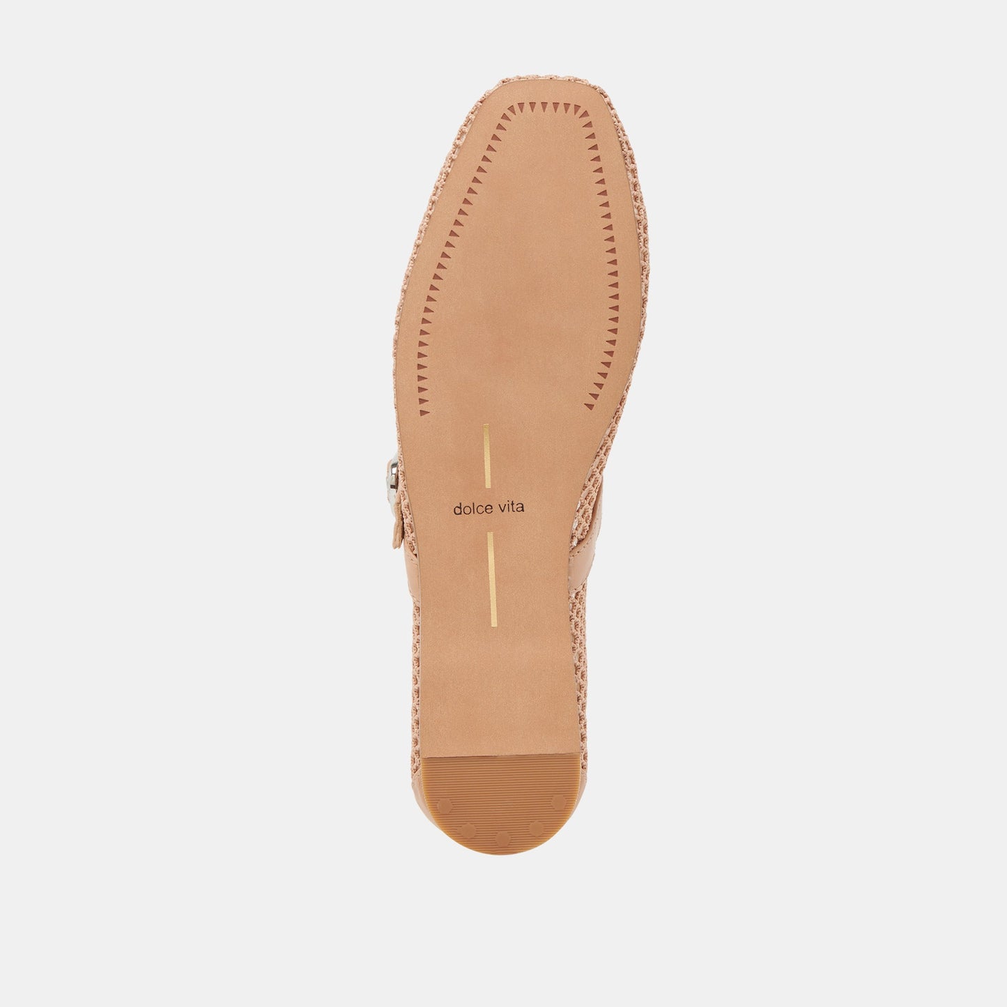 RODNI MESH BALLET FLATS LIGHT TAN WOVEN MESH - Dolce Vita
