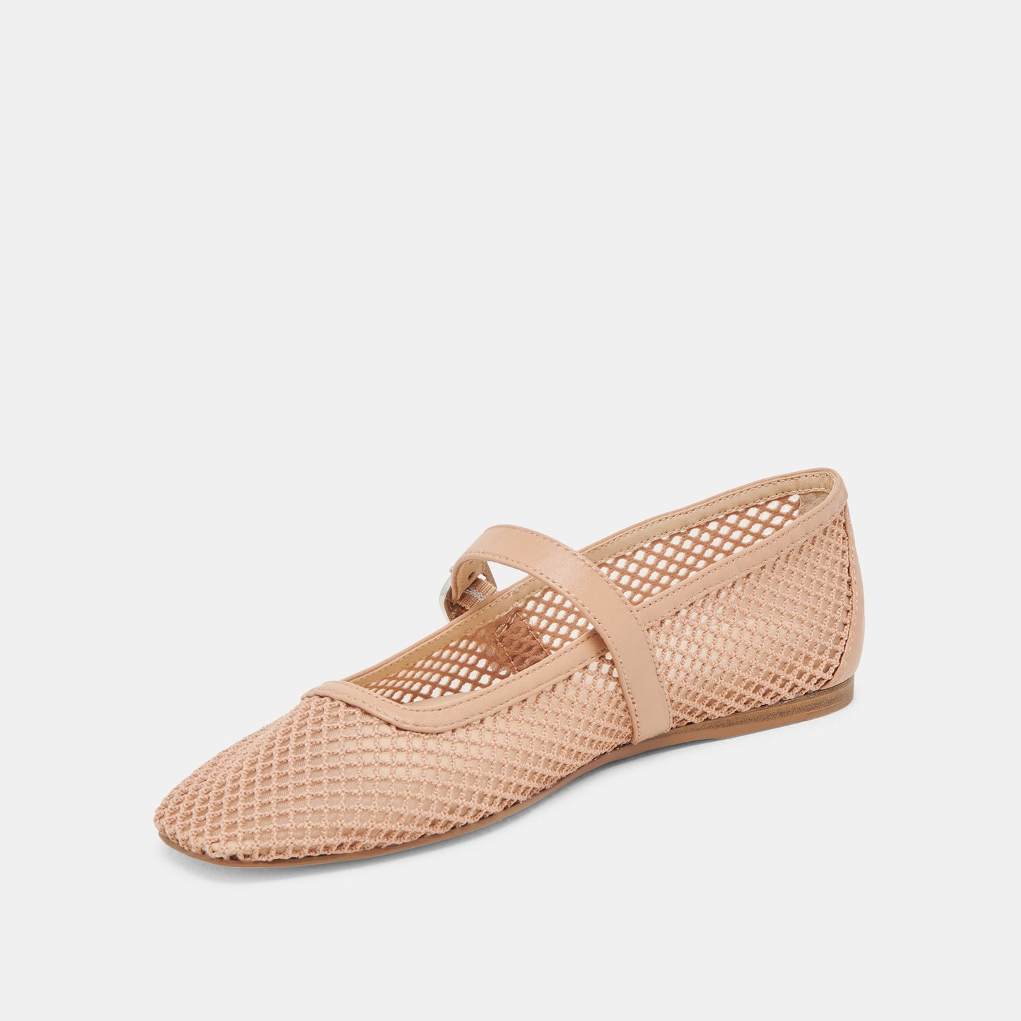 RODNI MESH BALLET FLATS LIGHT TAN WOVEN MESH - Dolce Vita