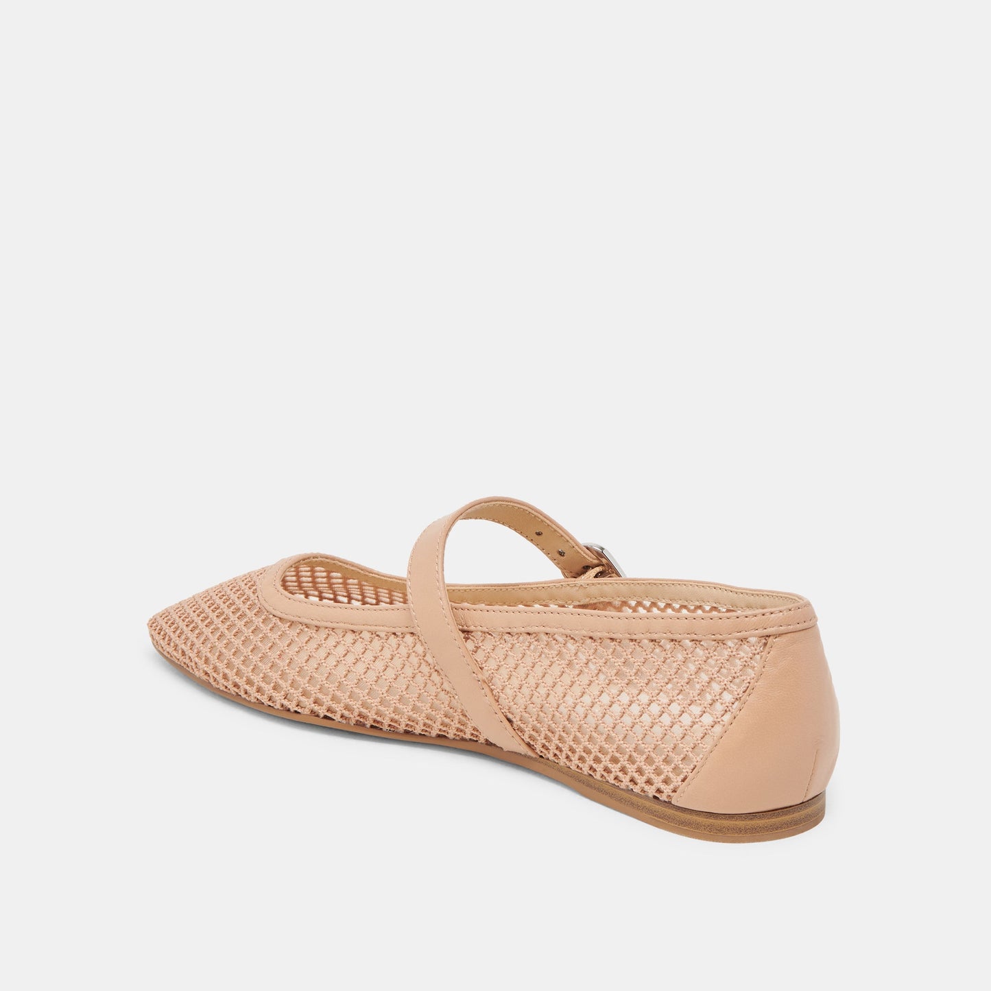 RODNI MESH BALLET FLATS LIGHT TAN WOVEN MESH - Dolce Vita