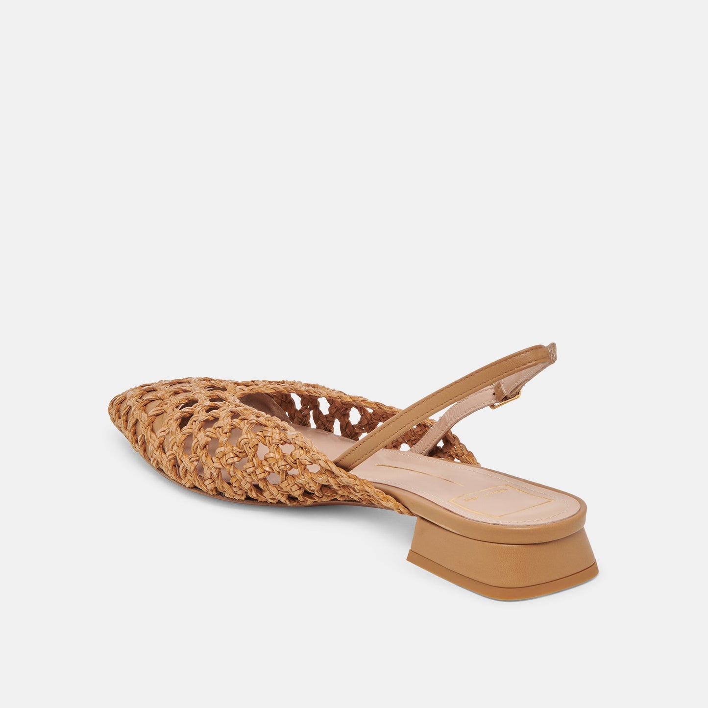 CYNDI FLATS NATURAL WOVEN - Dolce Vita