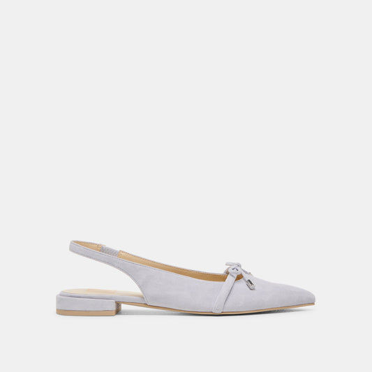 PAYGE FLATS DUSTY BLUE SUEDE - Dolce Vita