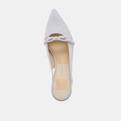 PAYGE FLATS DUSTY BLUE SUEDE - Dolce Vita