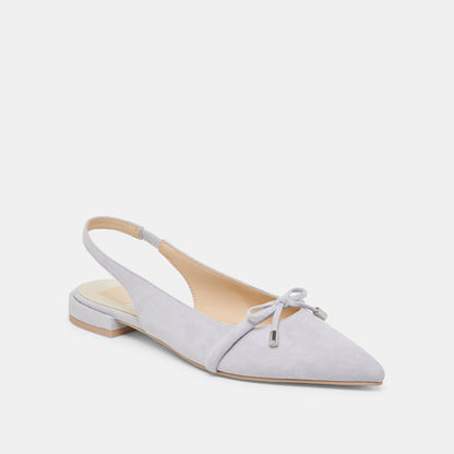 PAYGE FLATS DUSTY BLUE SUEDE - Dolce Vita