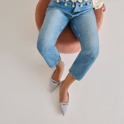 PAYGE FLATS DUSTY BLUE SUEDE - Dolce Vita