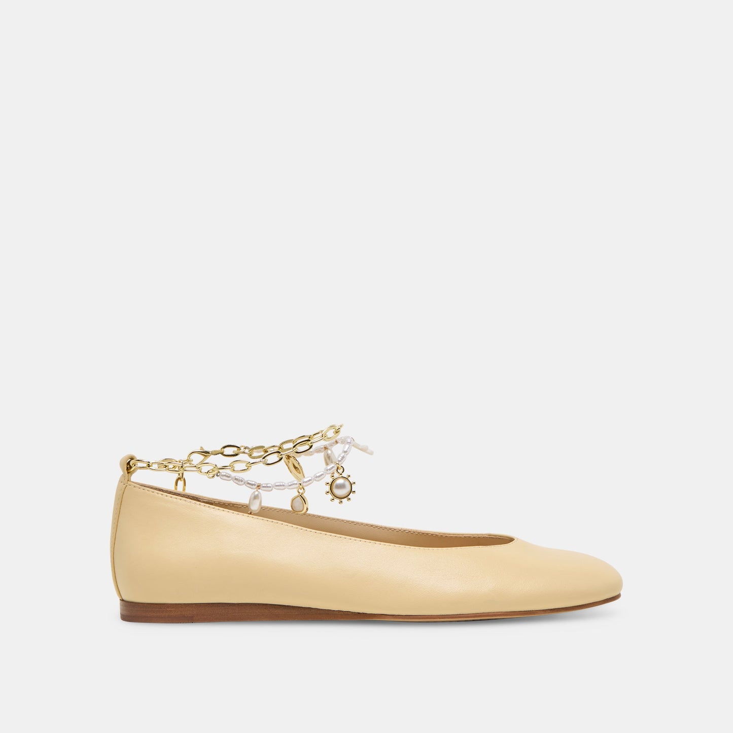 Baiden Warm Natural Leather Ballet Flats - Dolce Vita
