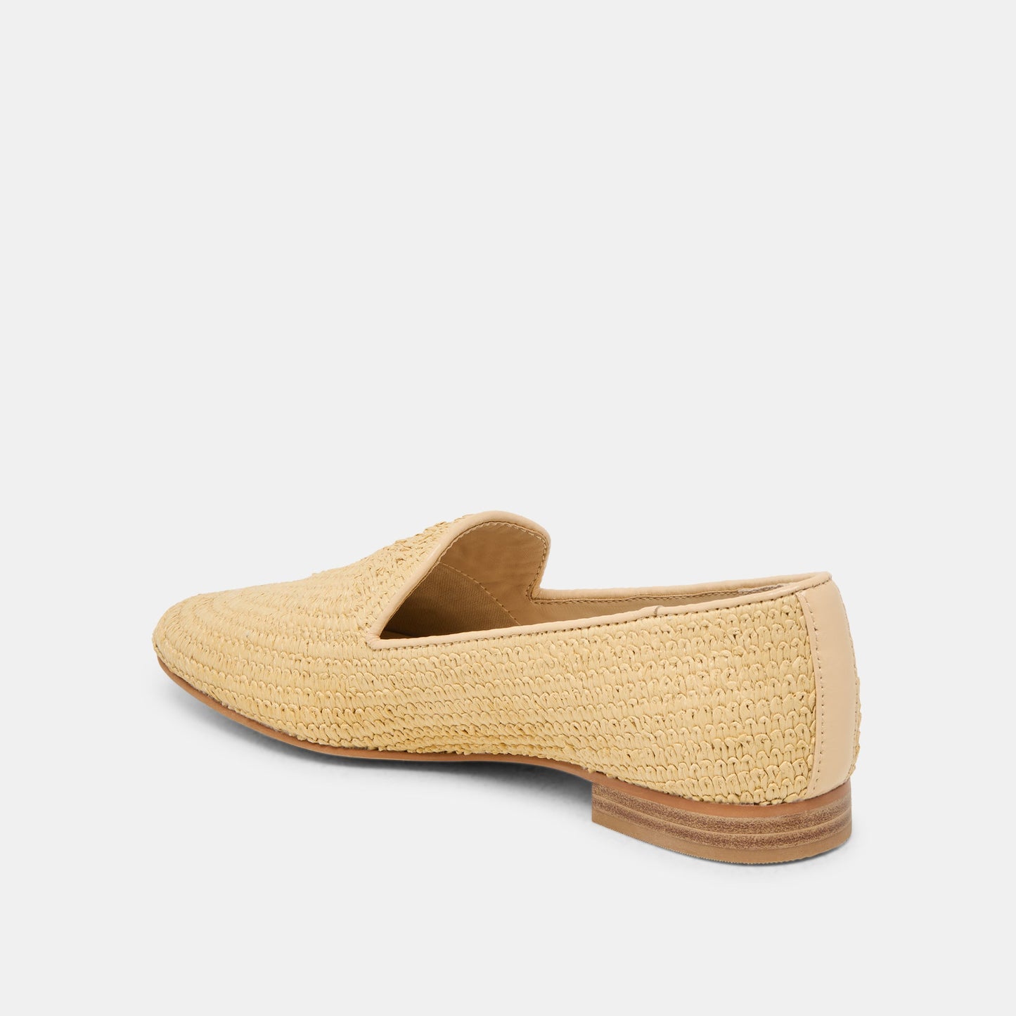 Baylen Natural Woven Raffia Flats - Dolce Vita
