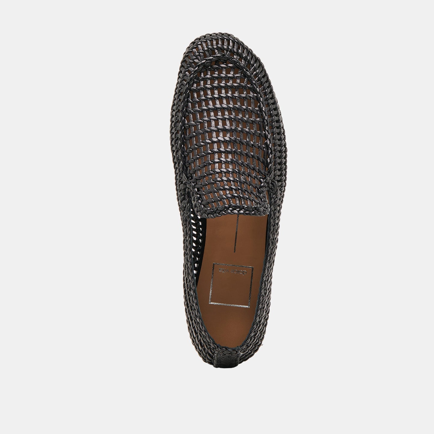 Armond Black Woven Leather Flats - Dolce Vita