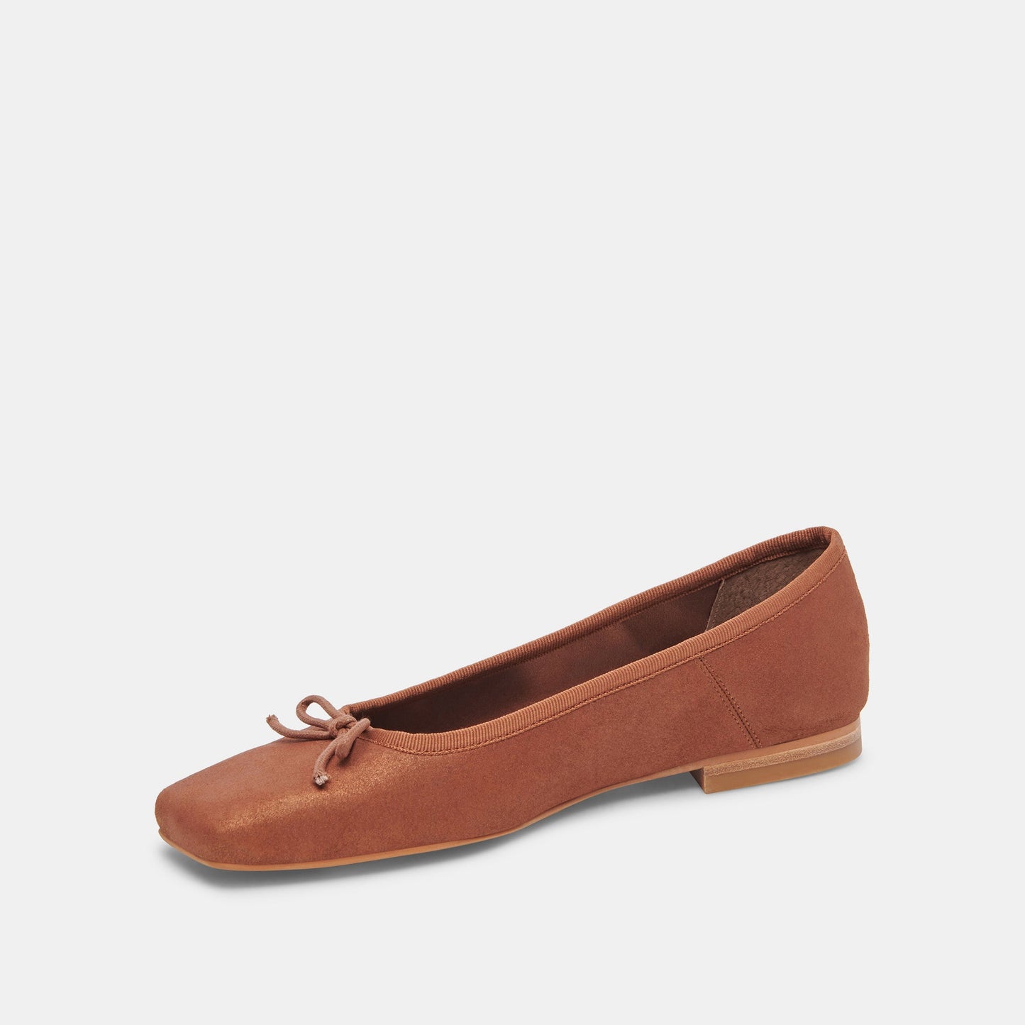 ANISA Ballet Flats Copper Metallic Suede - Dolce Vita