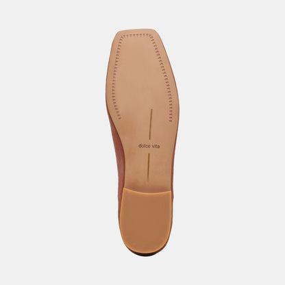 ANISA Ballet Flats Copper Metallic Suede - Dolce Vita