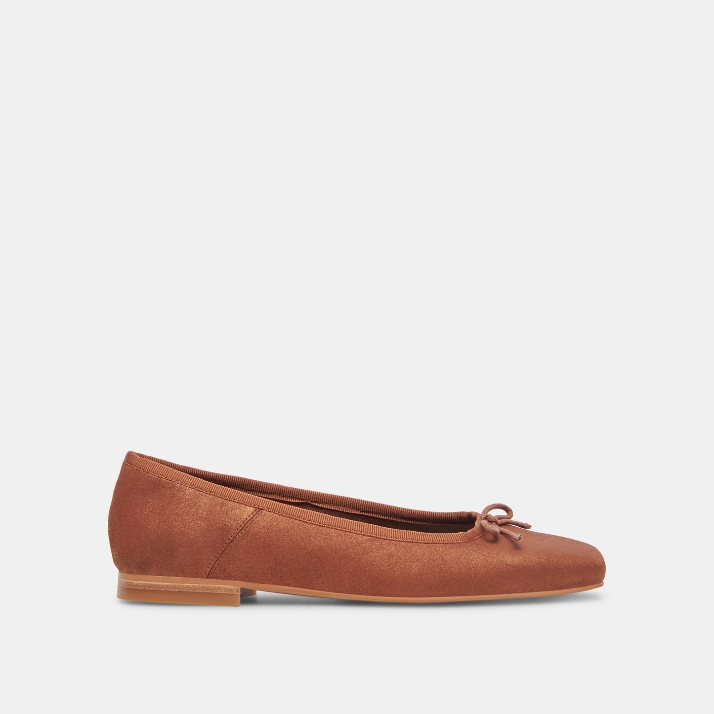 ANISA Ballet Flats Copper Metallic Suede - Dolce Vita