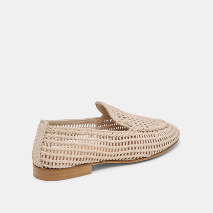Armond Bone Woven Leather Flats - Dolce Vita