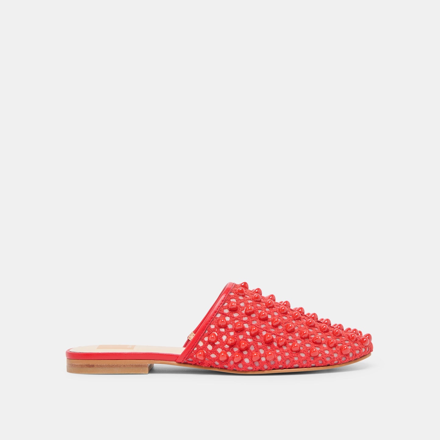 Rova Bead Chili Beaded Mesh Flats - Dolce Vita