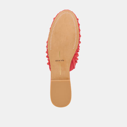 Rova Bead Chili Beaded Mesh Flats - Dolce Vita
