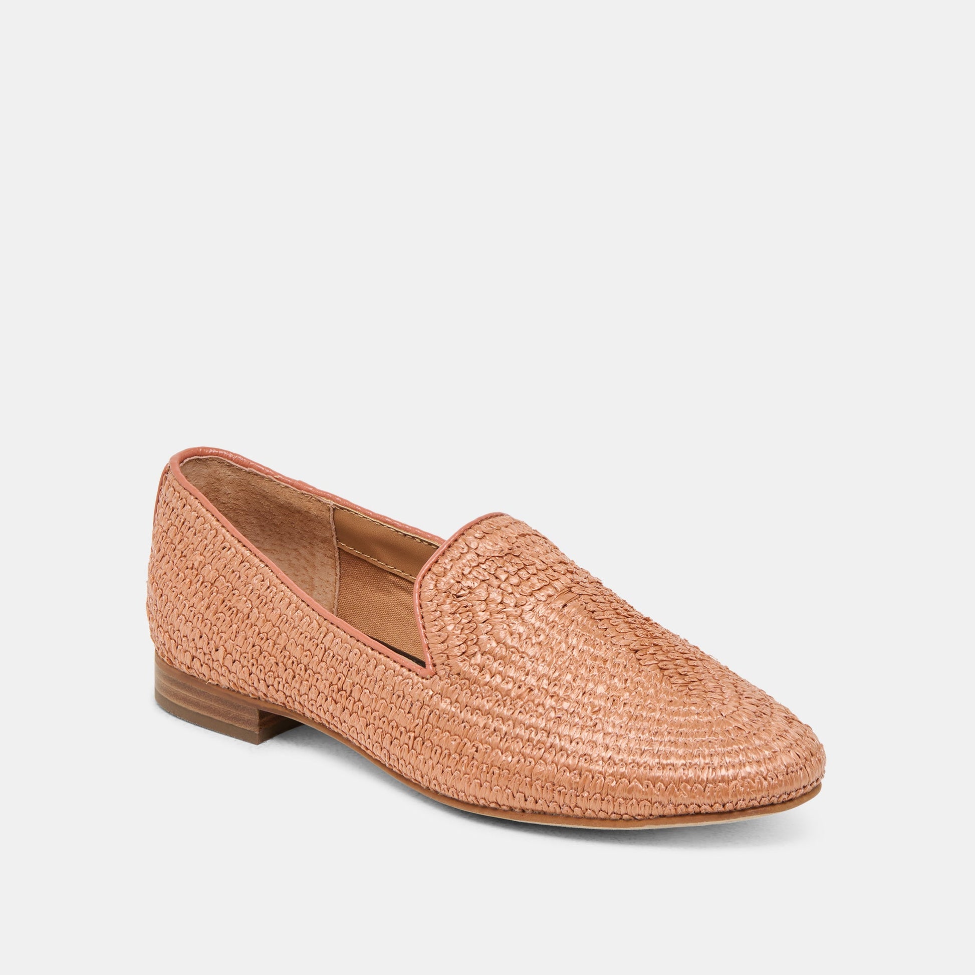 Baylen Maple Woven Raffia Flats - Dolce Vita