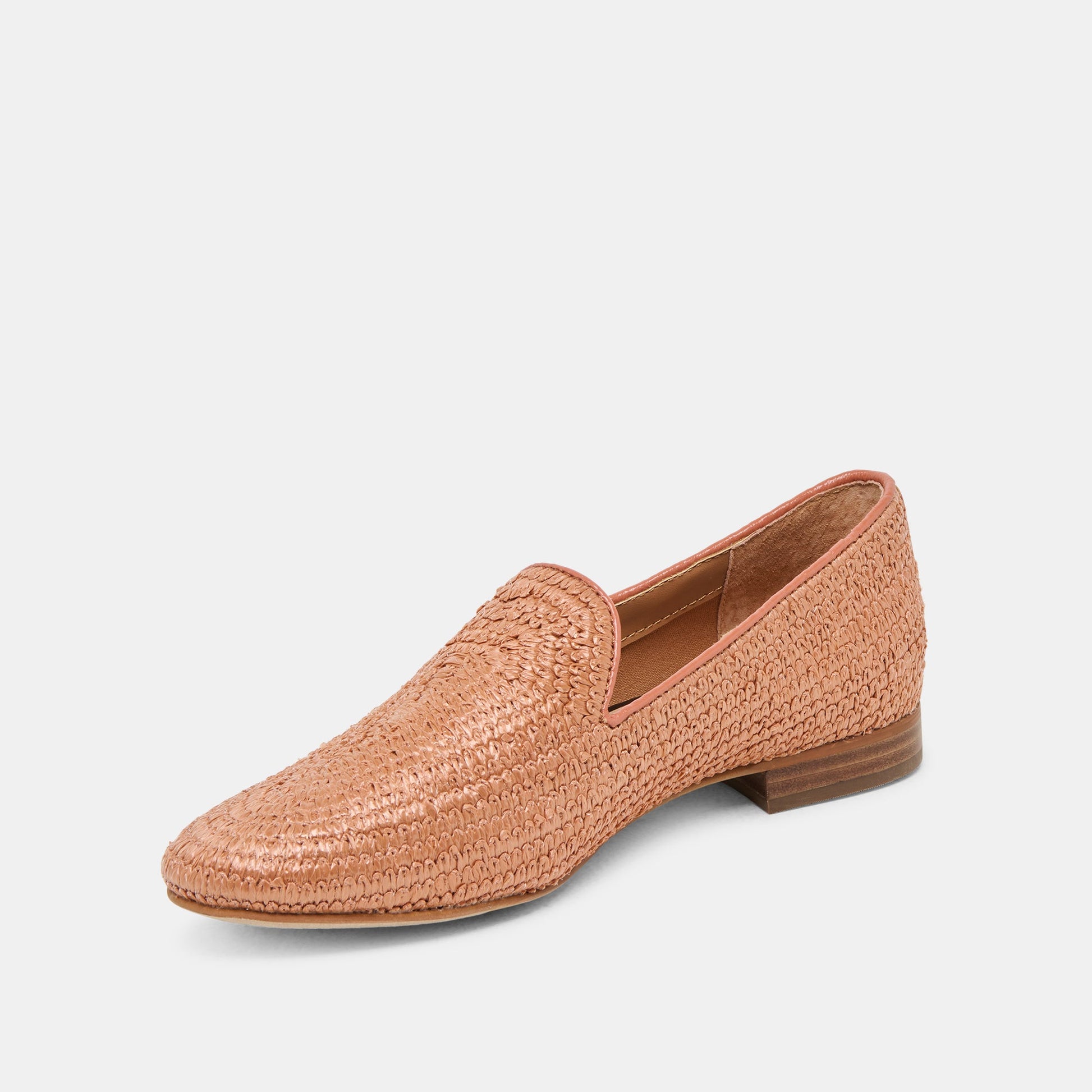 Baylen Maple Woven Raffia Flats - Dolce Vita