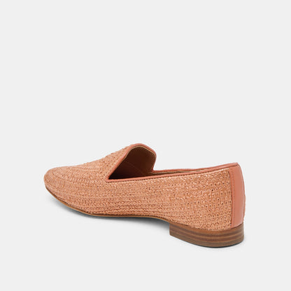 Baylen Maple Woven Raffia Flats - Dolce Vita