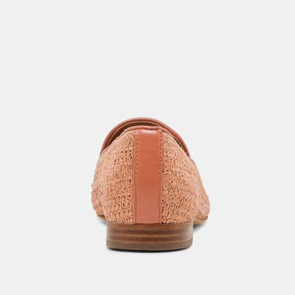 Baylen Maple Woven Raffia Flats - Dolce Vita