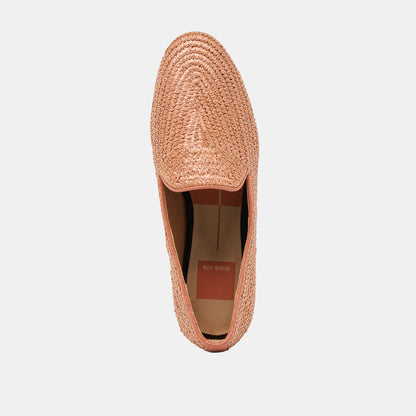Baylen Maple Woven Raffia Flats - Dolce Vita