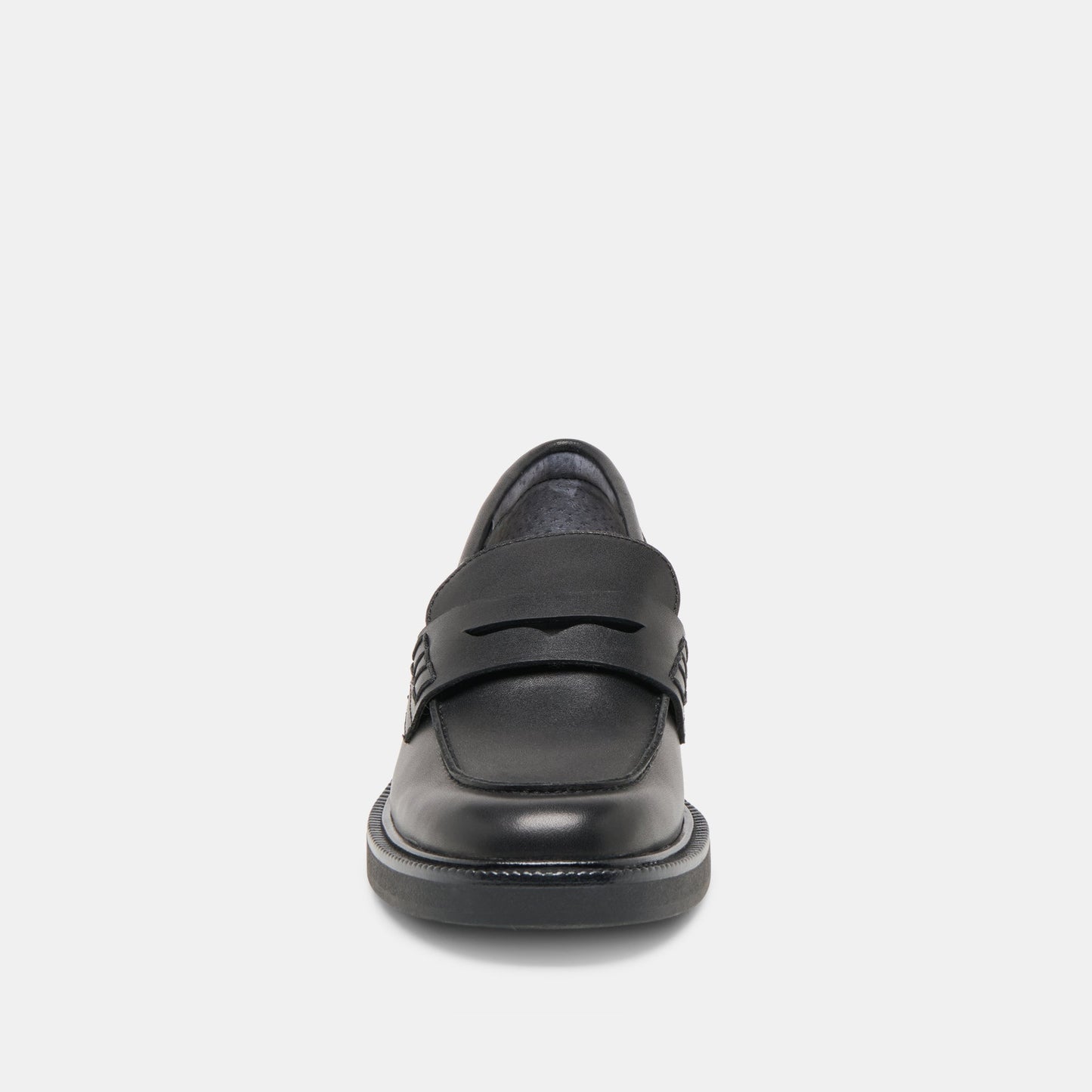 Tiggy Black Leather Loafers - Dolce Vita