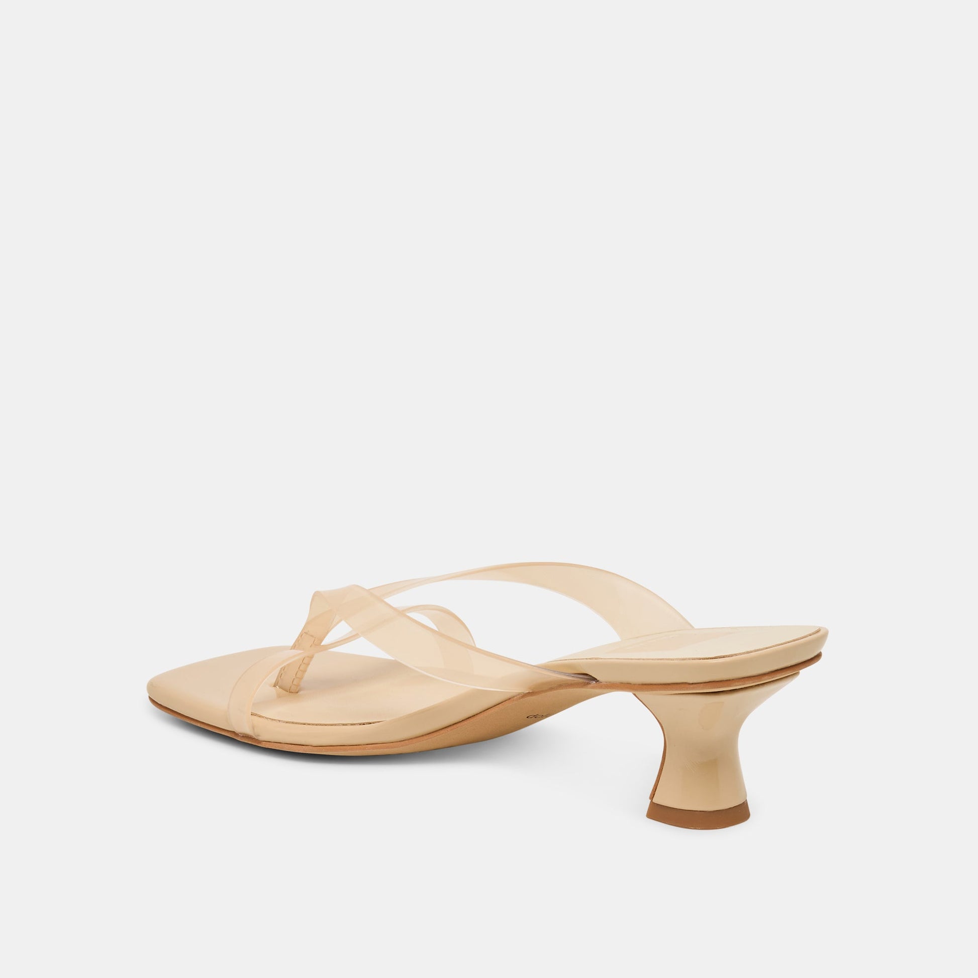 Brevel Vinyl Praline Jelly Heels - Dolce Vita
