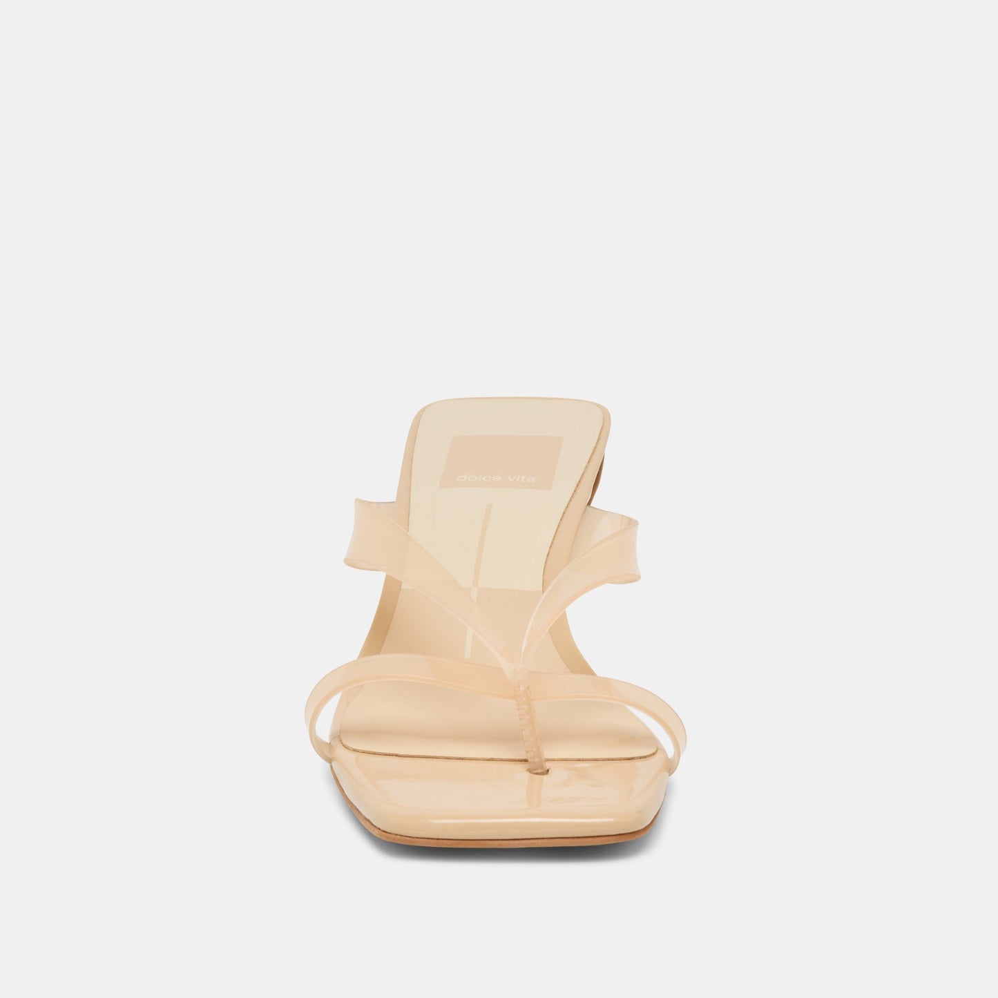 Brevel Vinyl Praline Jelly Heels - Dolce Vita