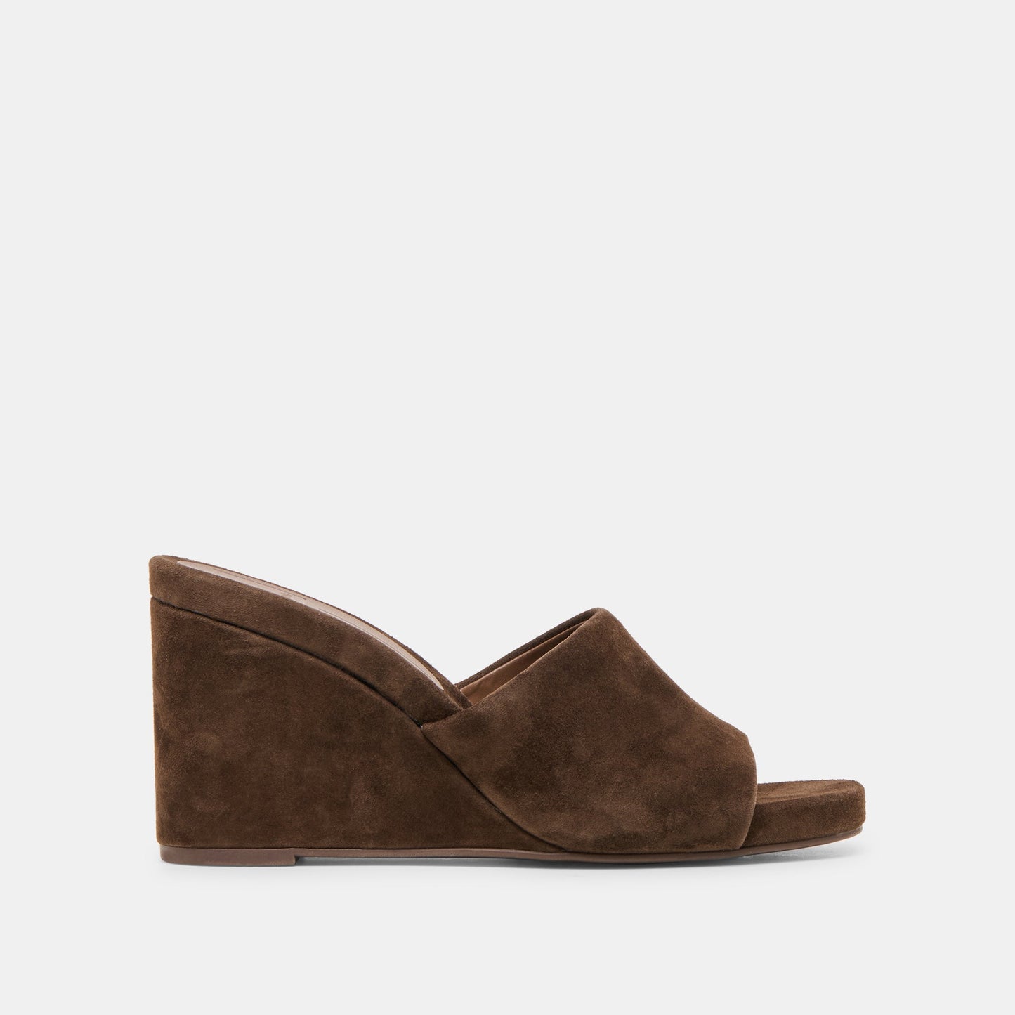 Holta Dk Brown Suede Wedges - Dolce Vita