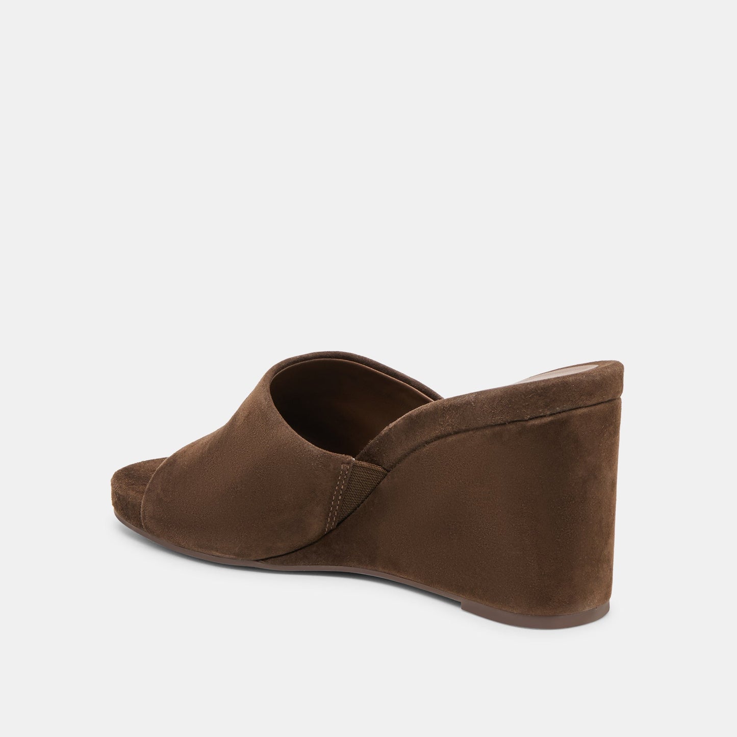 Holta Dk Brown Suede Wedges - Dolce Vita