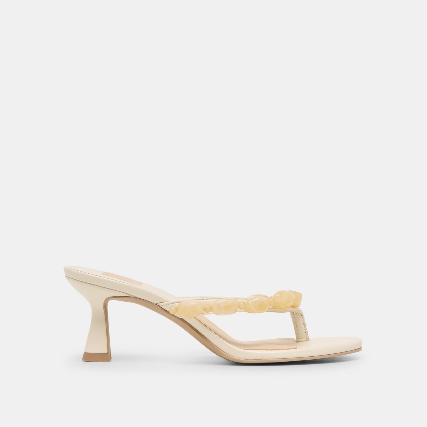 Daksie Off White Leather Heels - Dolce Vita