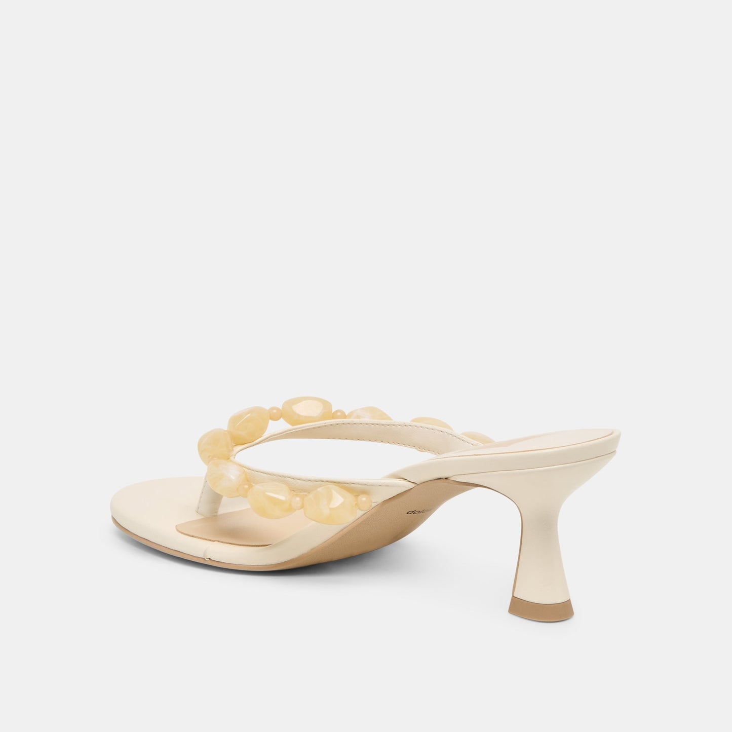 Daksie Off White Leather Heels - Dolce Vita
