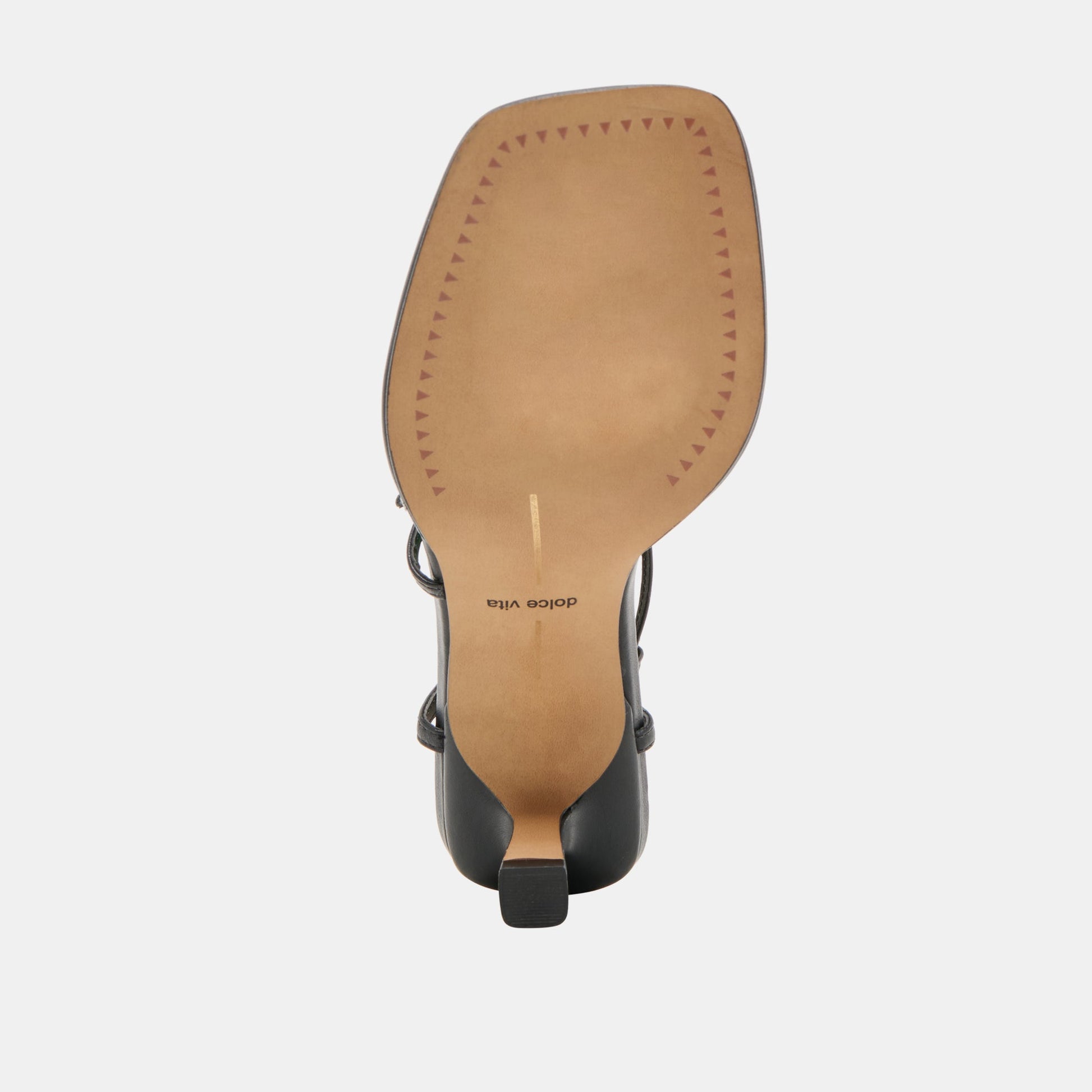 Mylee Black Leather Heels - Dolce Vita
