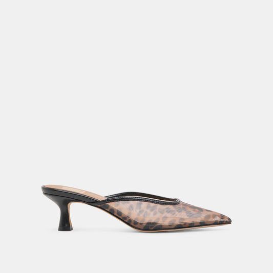 CLEO HEELS DK LEOPARD MESH - Dolce Vita