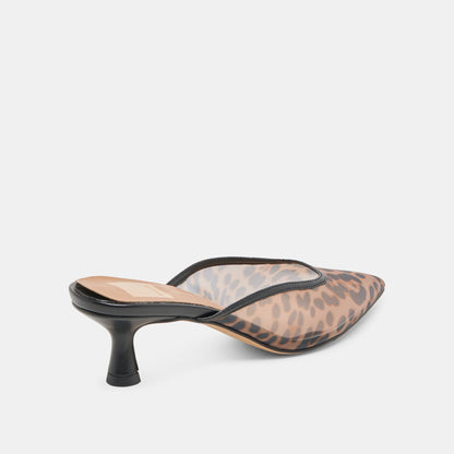 CLEO HEELS DK LEOPARD MESH - Dolce Vita