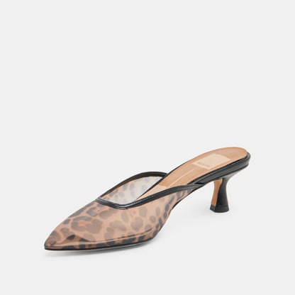 CLEO HEELS DK LEOPARD MESH - Dolce Vita