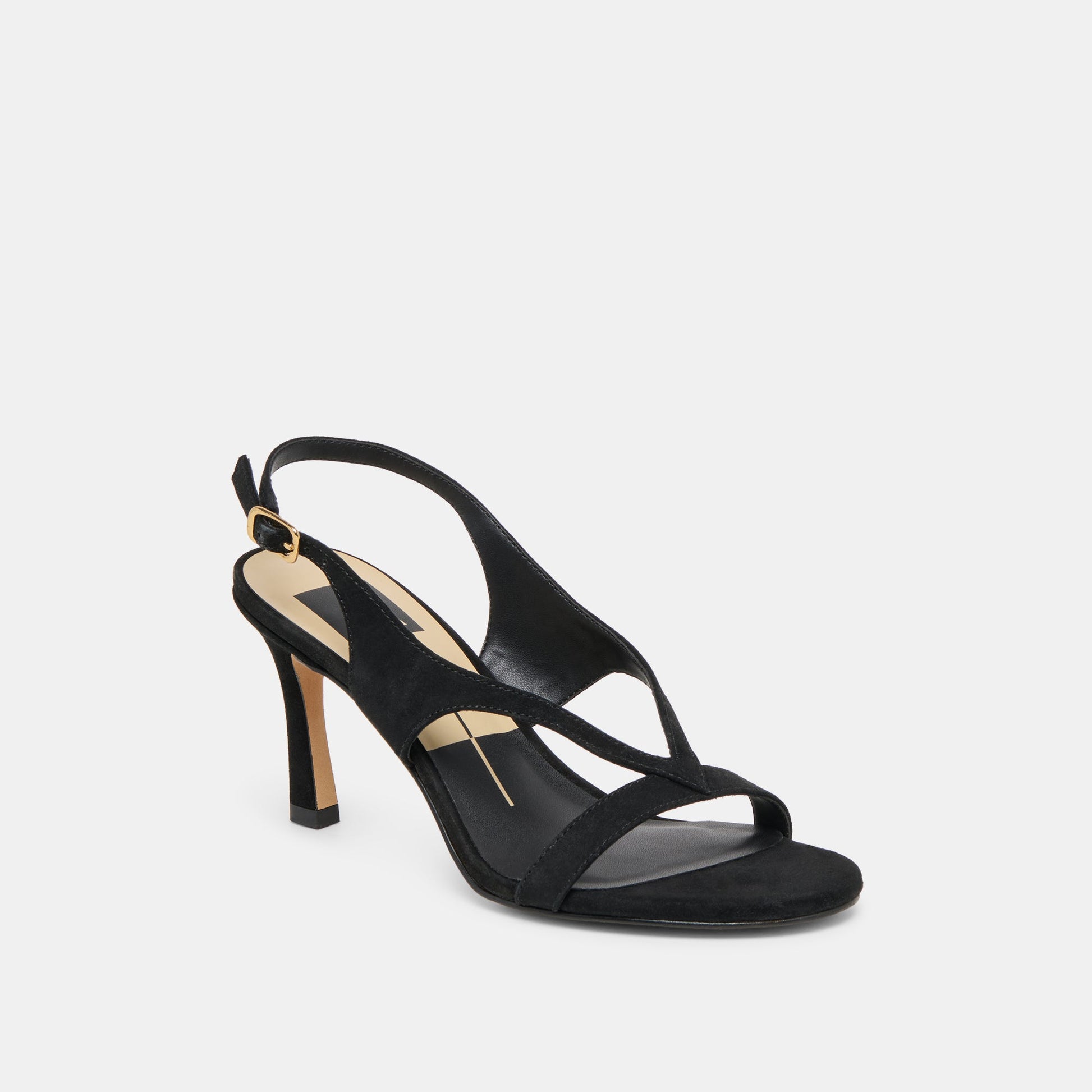 Izela Onyx Suede Heels - Dolce Vita