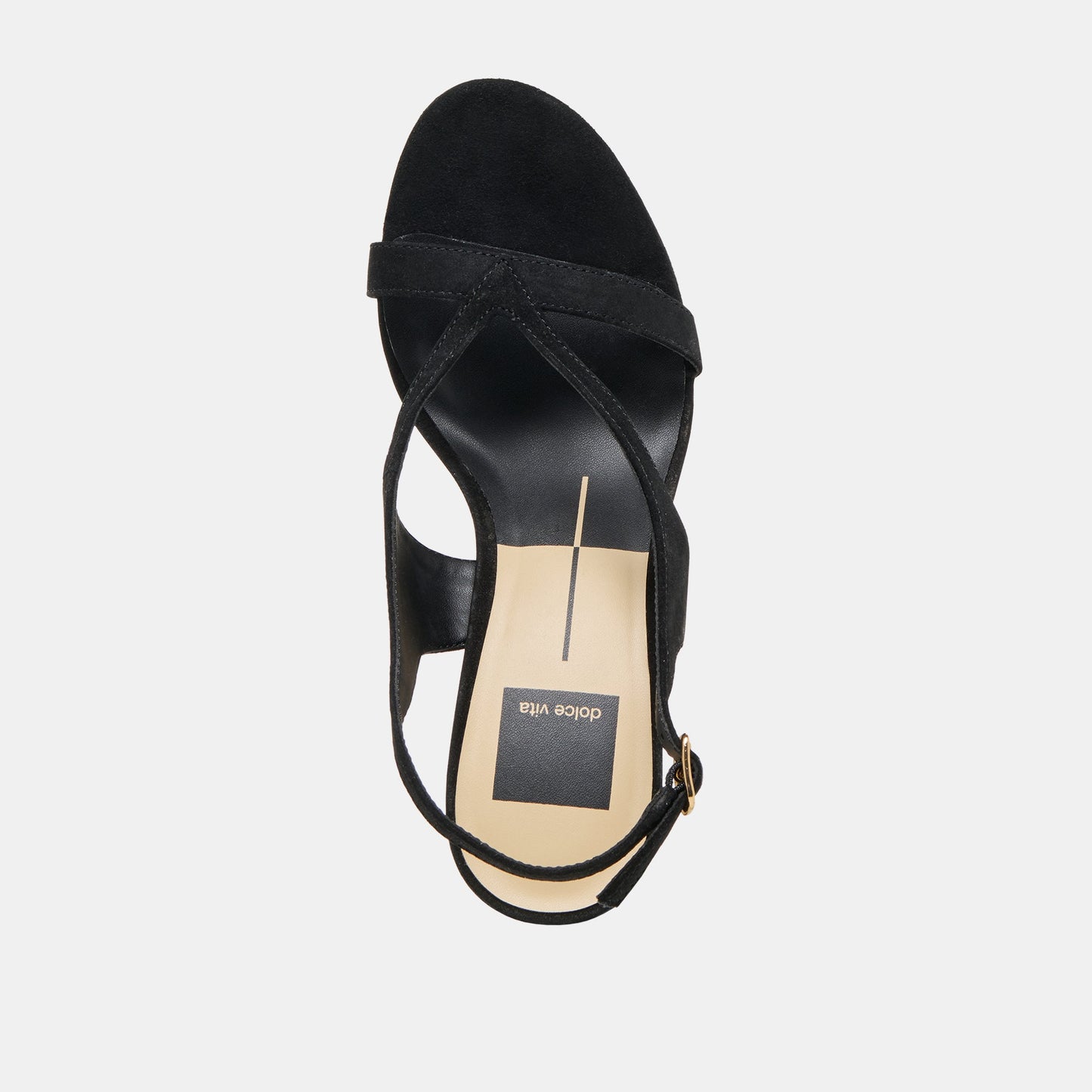 Izela Onyx Suede Heels - Dolce Vita