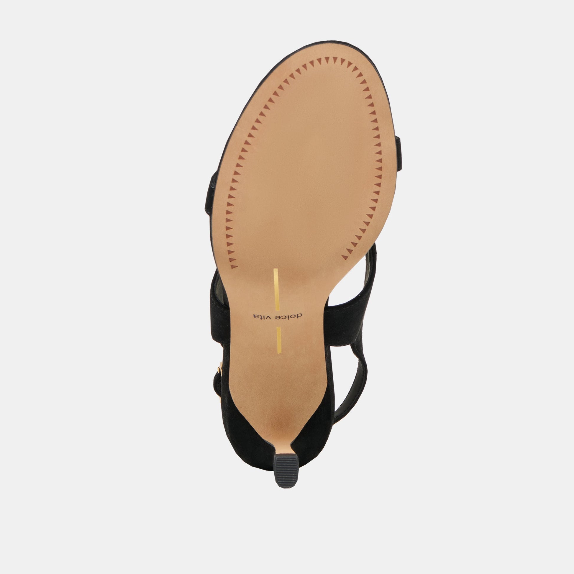 Izela Onyx Suede Heels - Dolce Vita