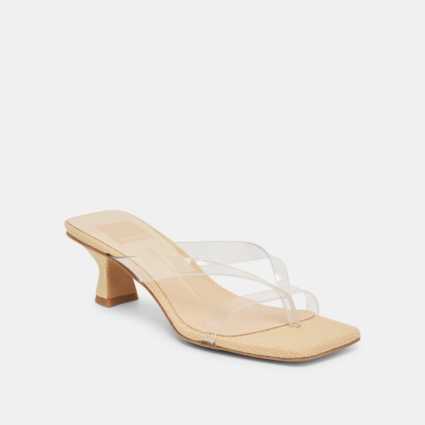 Brevel Vinyl Crystal Jelly Heels - Dolce Vita