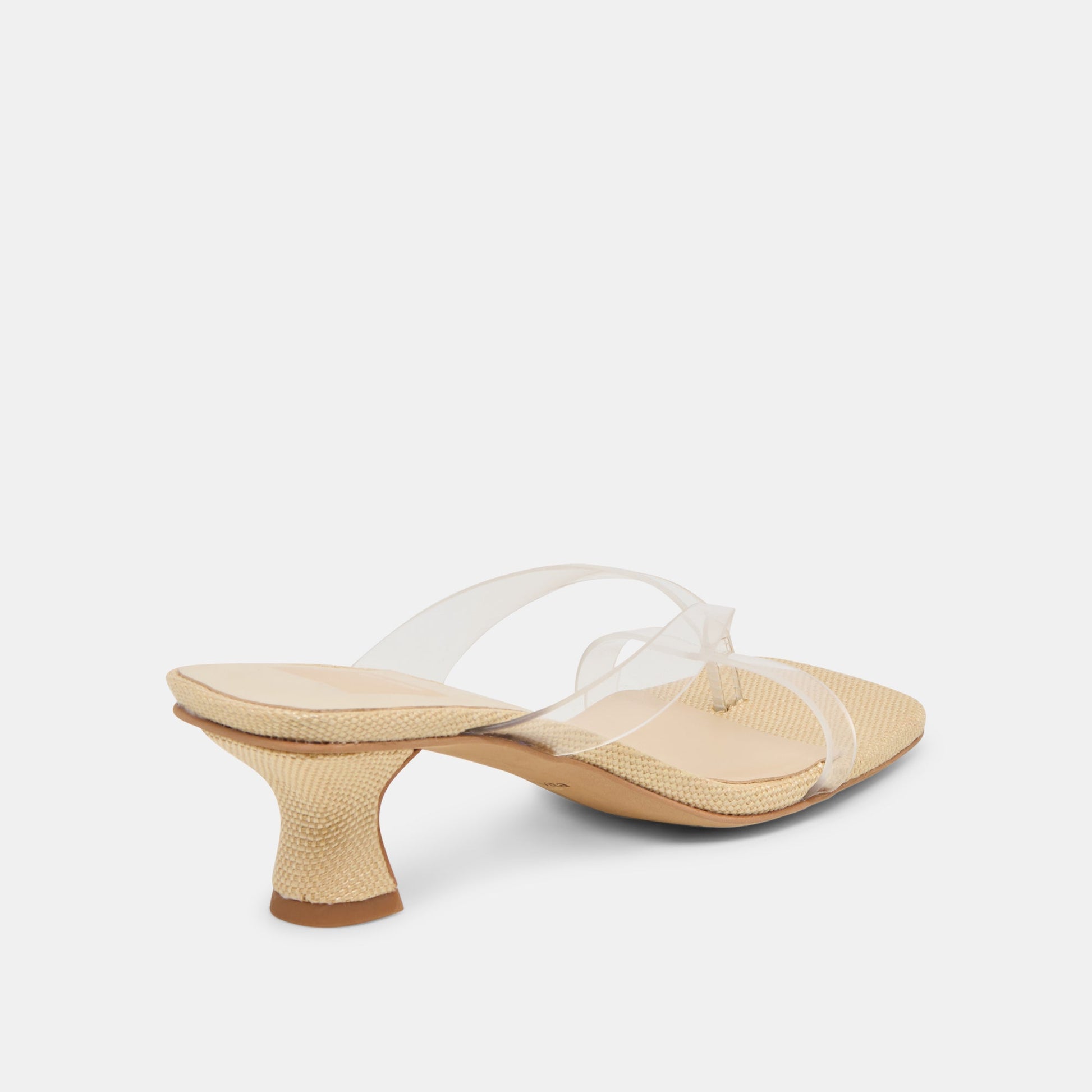 Brevel Vinyl Crystal Jelly Heels - Dolce Vita