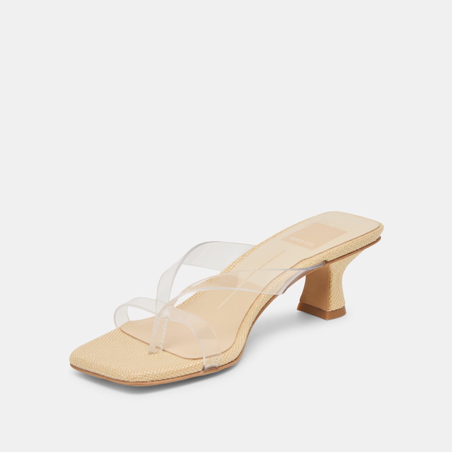 Brevel Vinyl Crystal Jelly Heels - Dolce Vita
