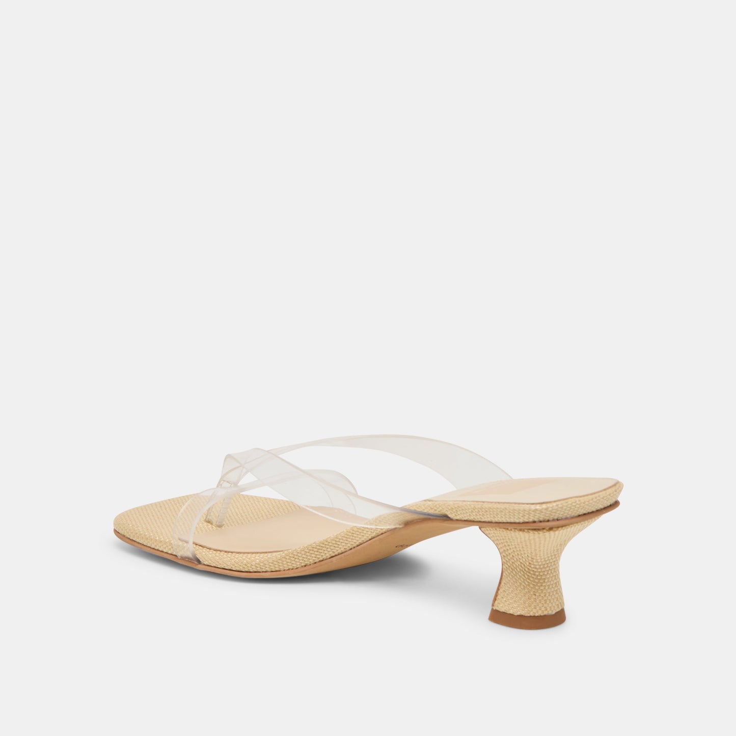 Brevel Vinyl Crystal Jelly Heels - Dolce Vita