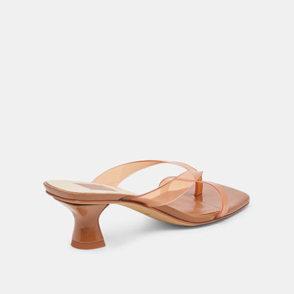 Brevel Vinyl Whiskey Jelly Heels - Dolce Vita