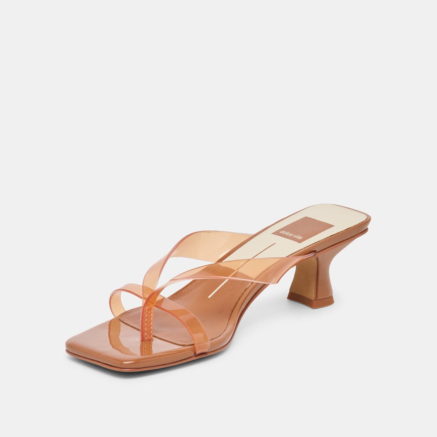 Brevel Vinyl Whiskey Jelly Heels - Dolce Vita