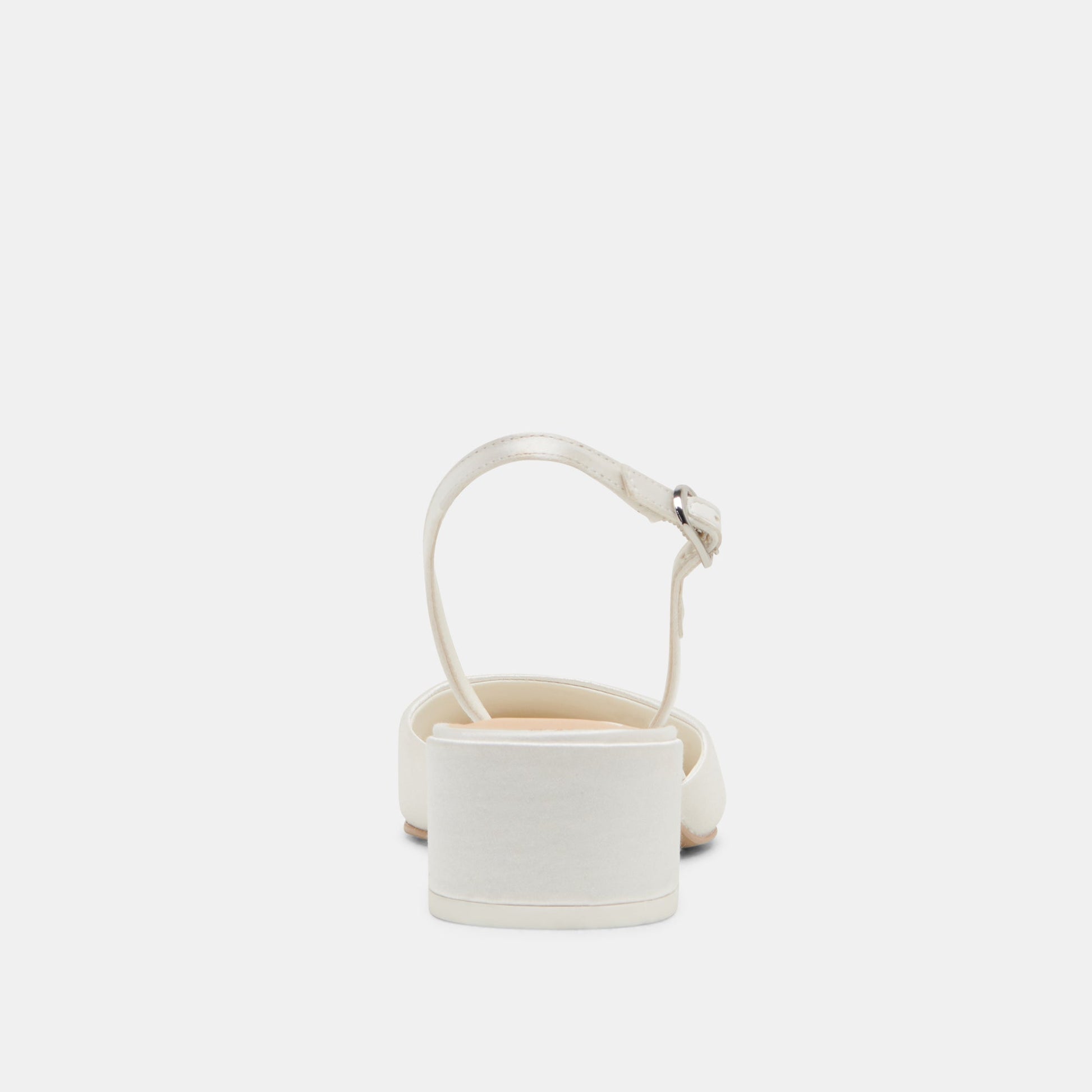Carel Off White Satin Heels - Dolce Vita