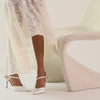 KAMRA PEARL HEELS TRUE WHITE SATIN - Dolce Vita