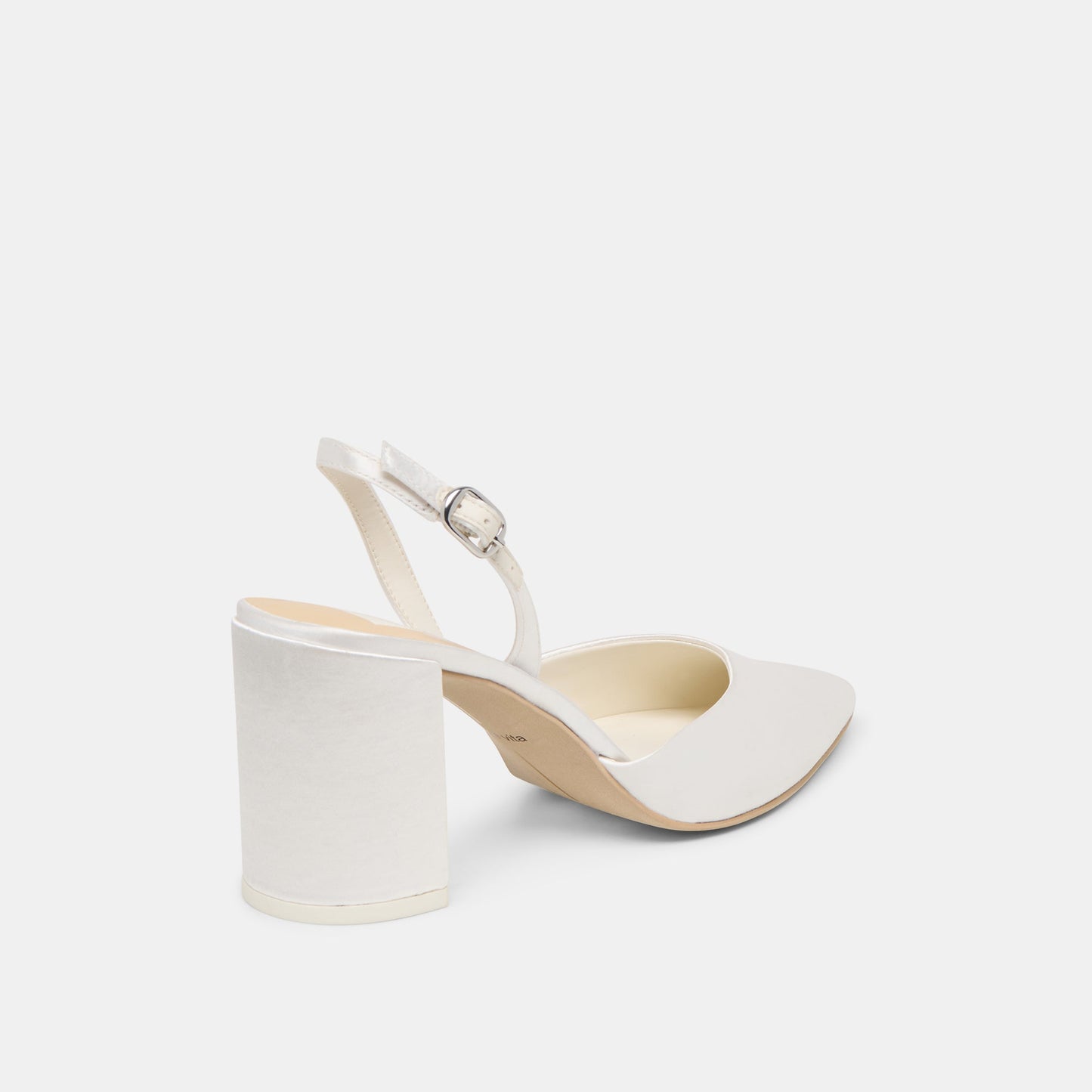 Carel True White Satin High Heels - Dolce Vita