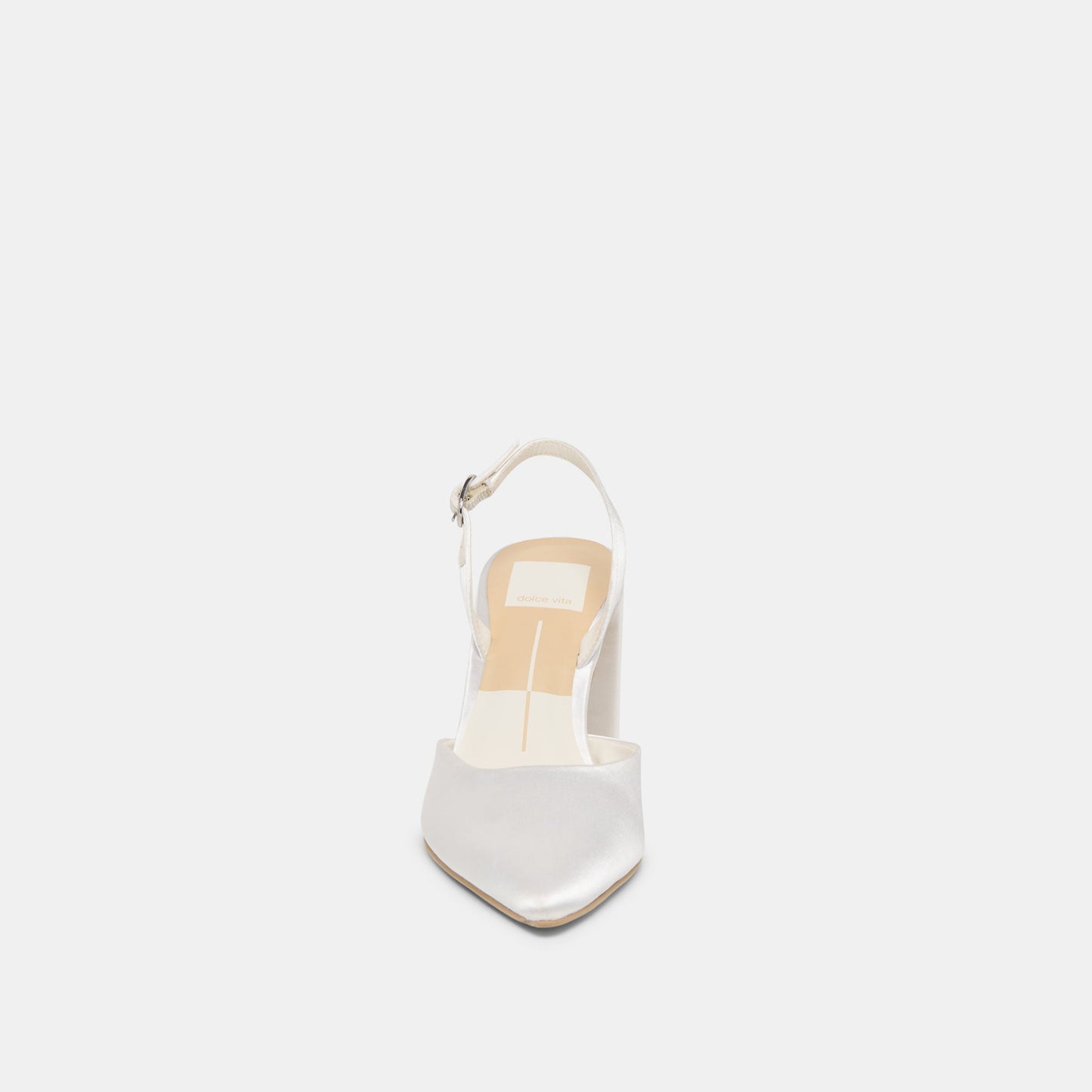 Carel True White Satin High Heels - Dolce Vita
