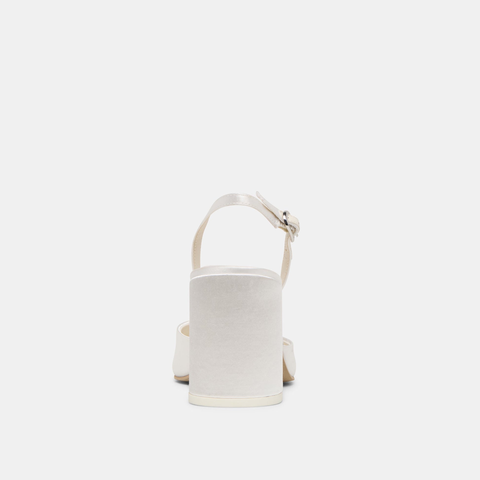 Carel True White Satin High Heels - Dolce Vita