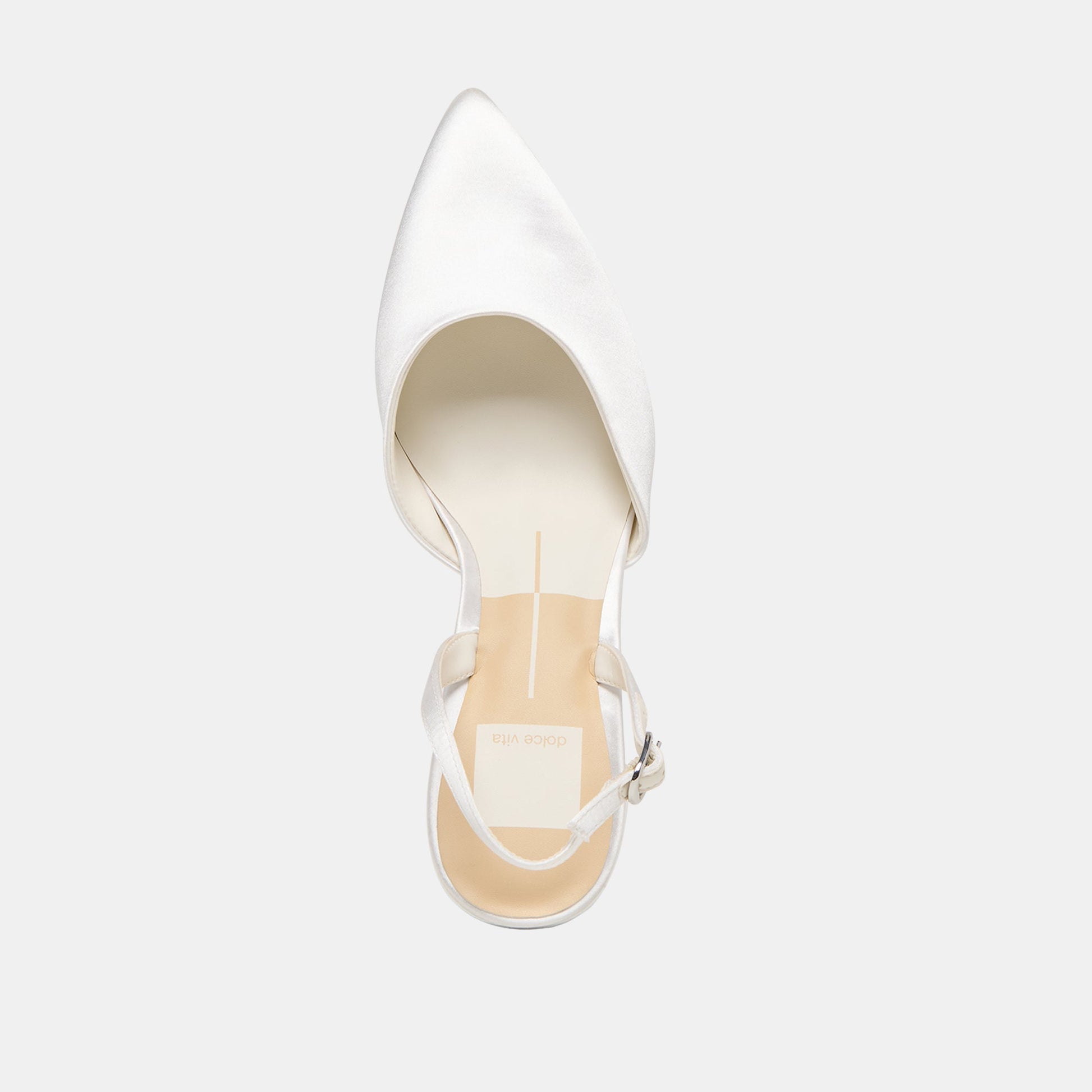 Carel True White Satin High Heels - Dolce Vita