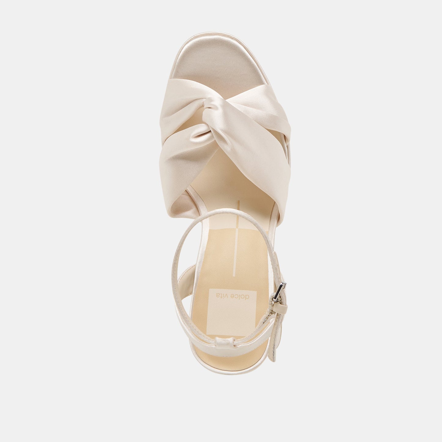 PARLO HEELS IVORY SATIN - Dolce Vita